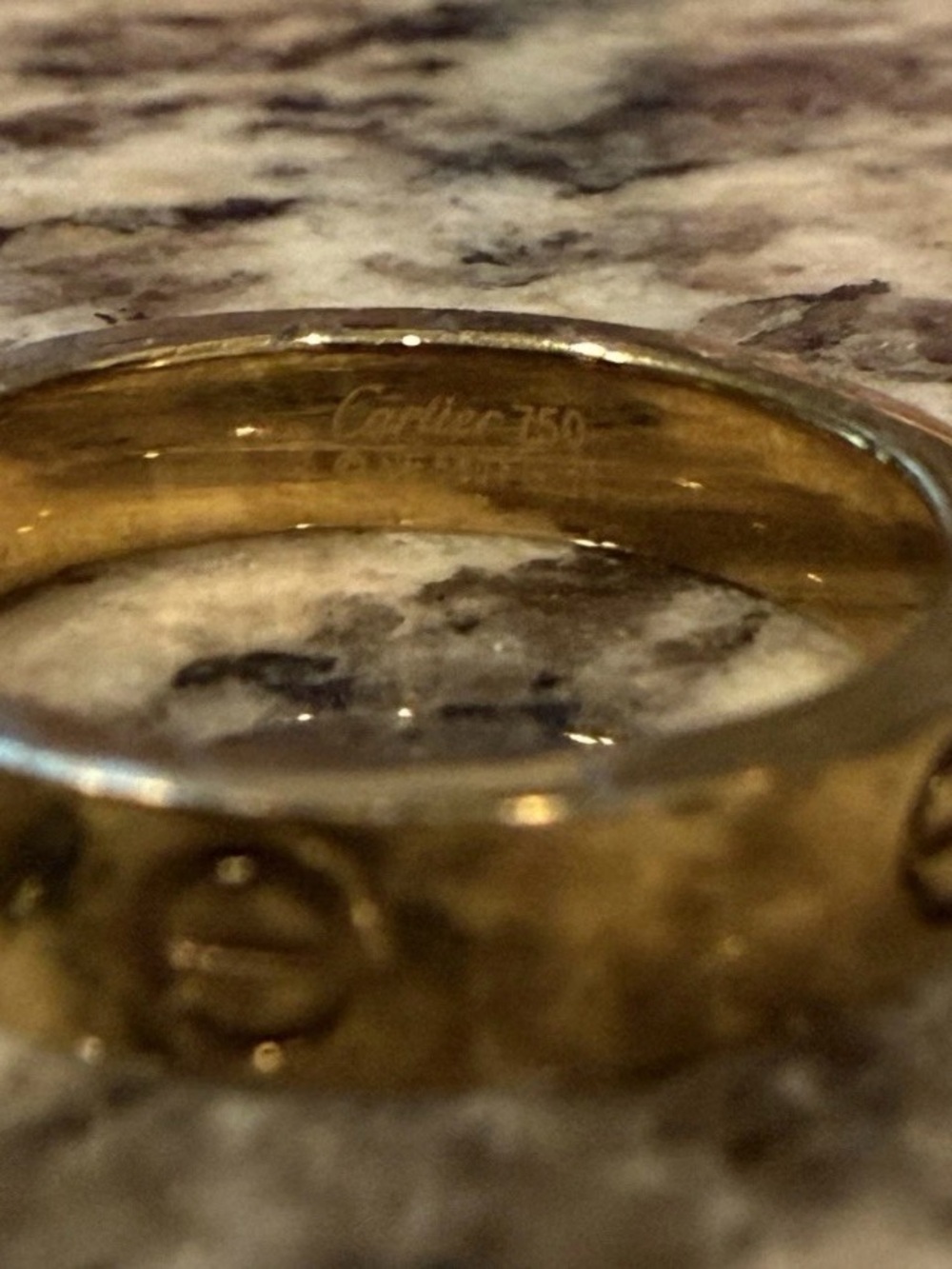 Cartier Yellow-Gold 18k, Size 6, Love Band Ring - Picture 2 of 5
